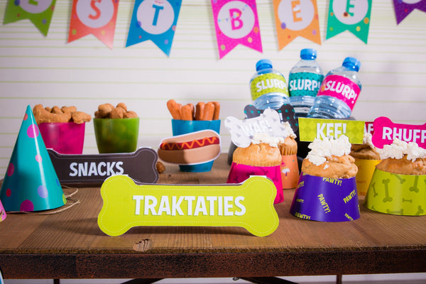 DIY Printklare Verjaardagspawty Set